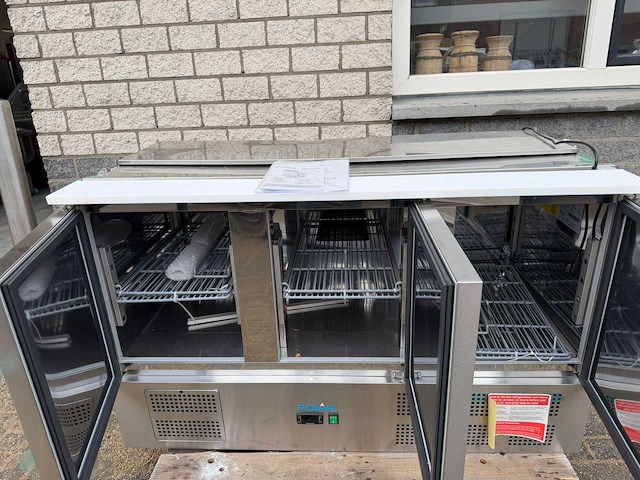 Polar ongebruikt - saladekoeling - koelwerkbank - afbeelding 2 van  4