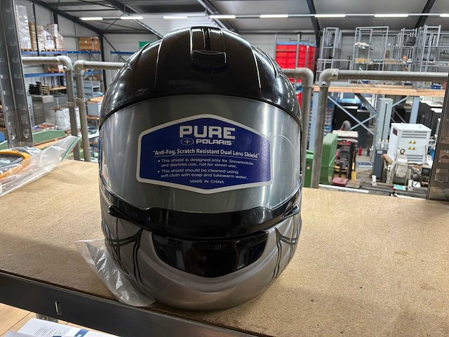 Polaris pure motorhelm (2x) - afbeelding 4 van  10