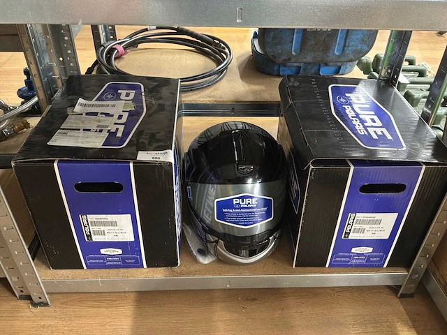 Polaris pure motorhelm (2x) - afbeelding 9 van  10