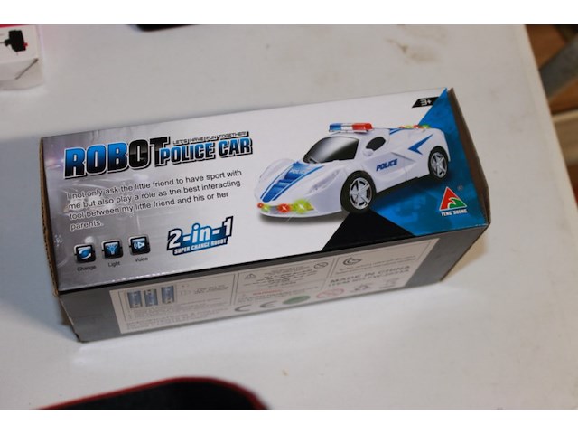 Politie auto robot model 1x in ds b - afbeelding 2 van  3