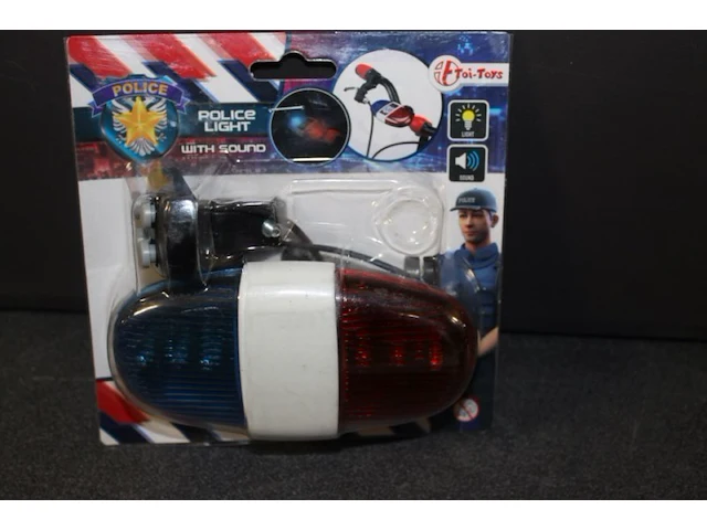 Politie sirene voor opde fiets 1x in kr 2 - afbeelding 1 van  3