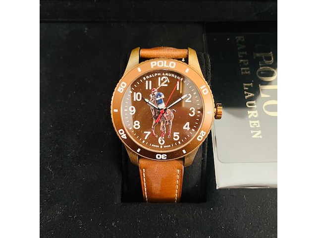 Polo ralph lauren herenhorloge - ''the polo player'' - full set - afbeelding 6 van  12