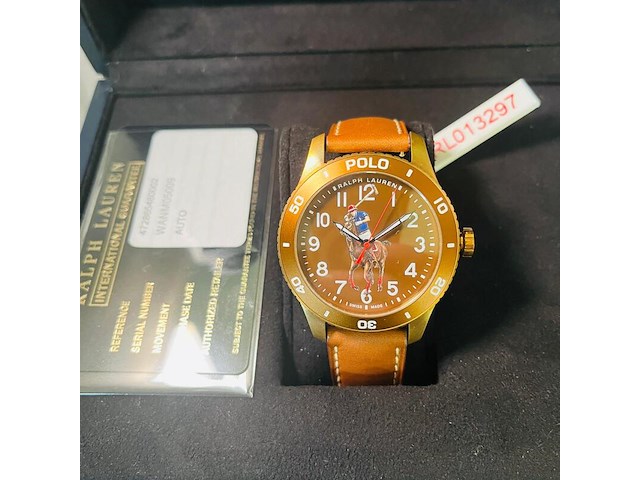 Polo ralph lauren herenhorloge - ''the polo player'' - full set - afbeelding 7 van  12