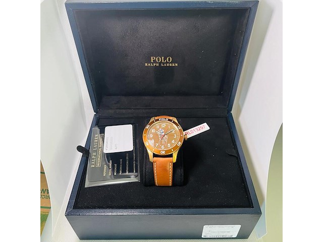 Polo ralph lauren herenhorloge - ''the polo player'' - full set - afbeelding 8 van  12