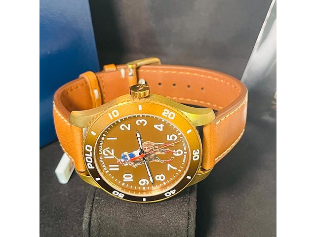 Polo ralph lauren herenhorloge - ''the polo player'' - full set - afbeelding 9 van  12