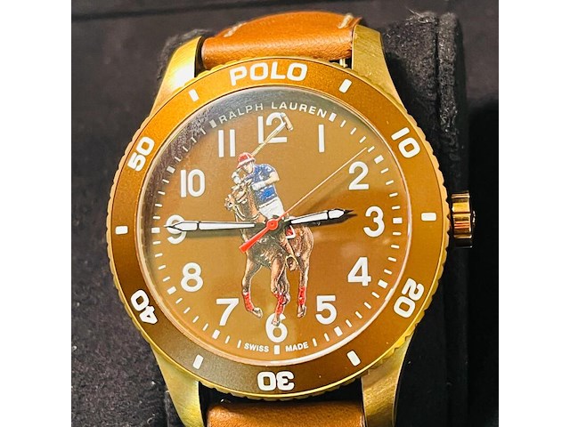 Polo ralph lauren herenhorloge - ''the polo player'' - full set - afbeelding 11 van  12