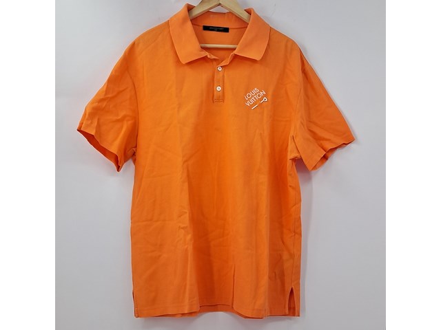 Polo shirt, louis vuitton, oranje, maat xxl - afbeelding 1 van  5