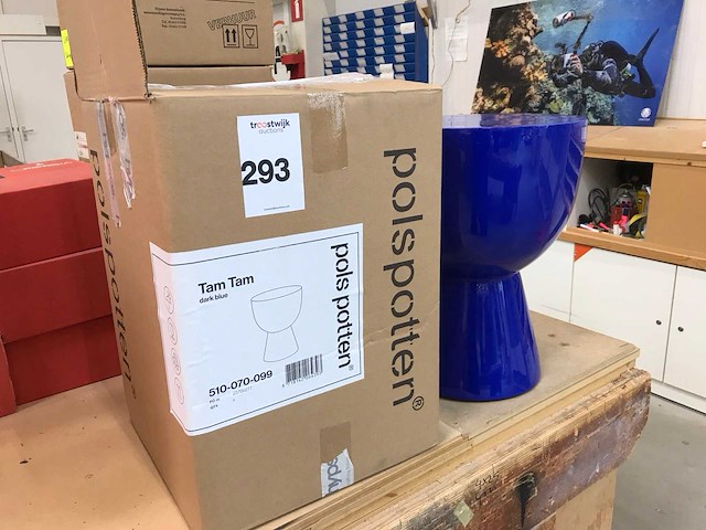 Pols potten tip tap stool bijzettafel - afbeelding 2 van  3