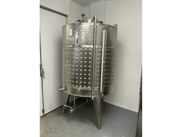 Polsinelli fermentatie ketel 1000liter dubbelwandig - afbeelding 2 van  7