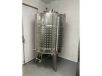 Polsinelli fermentatie ketel 1000liter dubbelwandig - afbeelding 2 van  7