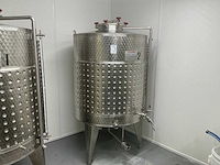 Polsinelli fermentatie ketel 1000liter dubbelwandig