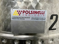 Polsinelli fermentatie ketel 1000liter dubbelwandig - afbeelding 3 van  5
