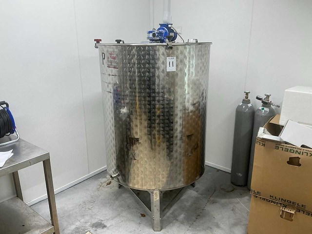 Polsinelli mixing tank 1000 liter - afbeelding 4 van  5