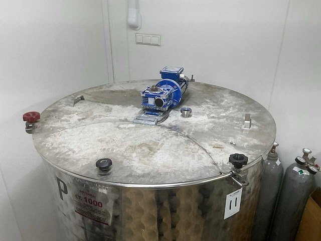 Polsinelli mixing tank 1000 liter - afbeelding 5 van  5