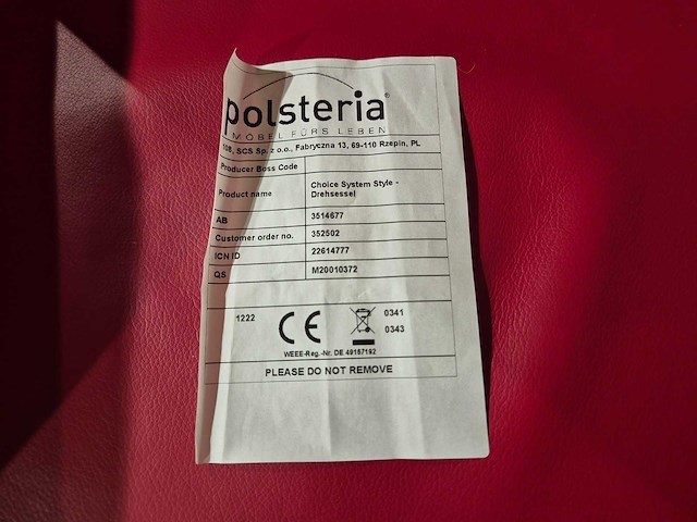 Polsteria - sta-op - stoel - arm chair - afbeelding 4 van  12