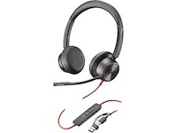 Poly blackwire 8225 headset - afbeelding 1 van  2
