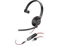 Poly blackwire c3215 headset bedraad hoofdband kantoor/callcenter zwart - afbeelding 1 van  5
