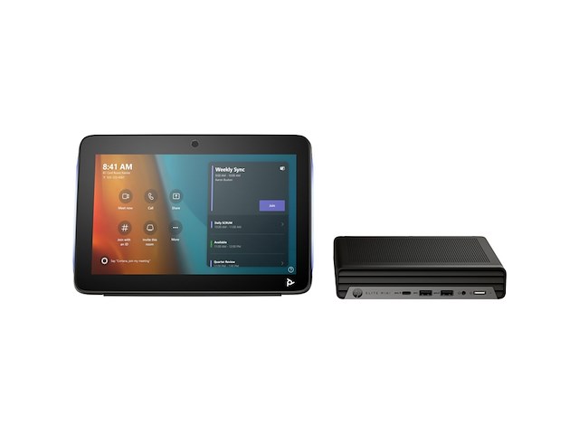 Poly microsoft teams room base kit hp mini-pc met gc8 10 m - afbeelding 1 van  1