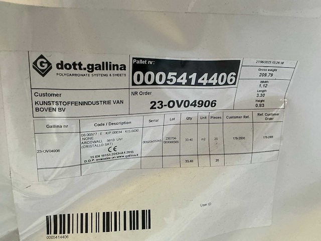 Polycarbonaat kanaalplaat (20x) - afbeelding 5 van  7