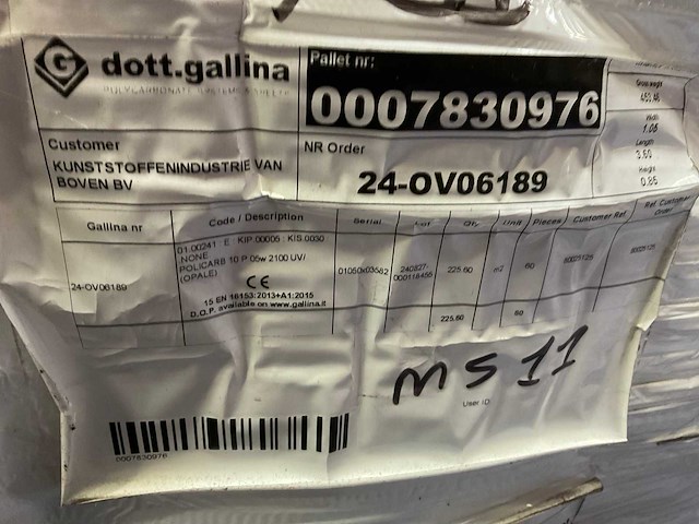 Polycarbonaat kanaalplaat (60x) - afbeelding 8 van  8