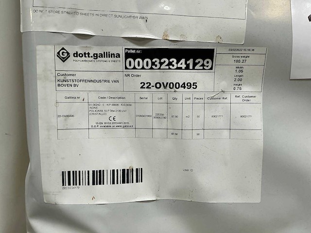 Polycarbonaat kanaalplaten (320x) - afbeelding 12 van  13