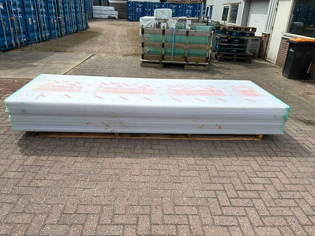 Polycarbonaat opaal 1,20 x 3,50 m - 16mm - afbeelding 2 van  5