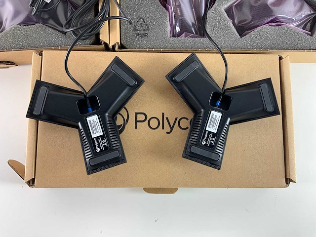 Polycom - (2200-65790-001) realpresence trio ex-mics (x3 new in open box) (3x) - afbeelding 1 van  1
