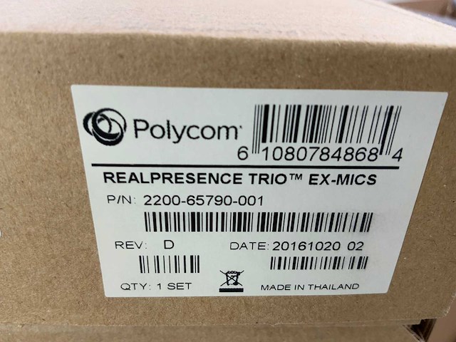 Polycom - (2200-65790-001) realpresence trio ex-mics (x3 new in open box) (3x) - afbeelding 5 van  5