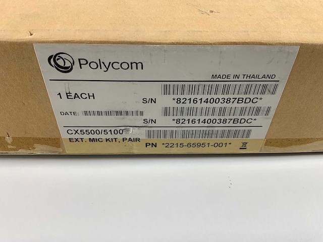 Polycom - (2215-65951-001) cx5500 / cx5100 extension microphone kit (new) - afbeelding 6 van  6