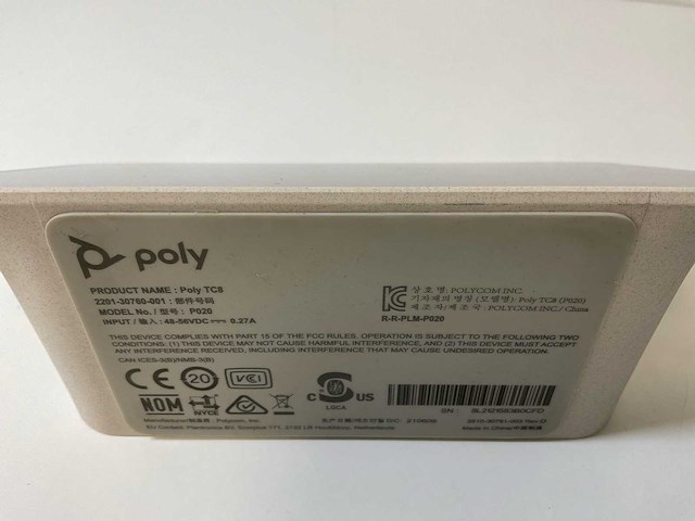 Polycom inc (studio x30), video bar with (tc8)touch control display conference (3x) - afbeelding 4 van  12