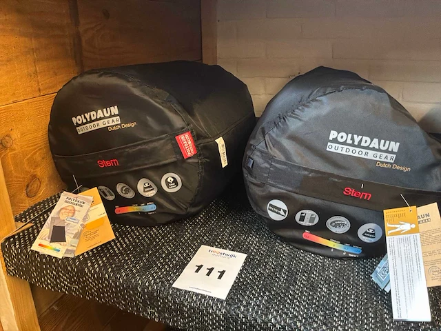 Polydaun slaapzak (2x) - afbeelding 1 van  3