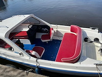 Polyester kajuitboot, kmv, met mercury f 15 el buitenboordmotor op pega boottrailer - afbeelding 5 van  31