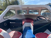 Polyester kajuitboot, kmv, met mercury f 15 el buitenboordmotor op pega boottrailer - afbeelding 10 van  31