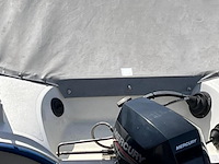 Polyester kajuitboot, kmv, met mercury f 15 el buitenboordmotor op pega boottrailer - afbeelding 23 van  31