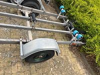 Polyester kajuitboot, kmv, met mercury f 15 el buitenboordmotor op pega boottrailer - afbeelding 30 van  31