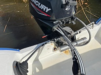 Polyester kajuitboot, kmv, met mercury f 15 el buitenboordmotor op pega boottrailer - afbeelding 31 van  31