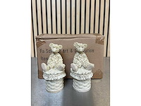 Polyester sieradendoosje met beer hoogte 13 cm (624x) - afbeelding 2 van  6