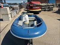 Polyester sportboot/sloep met tohatsu 9.8 pk buitenboordmotor en trailer - afbeelding 3 van  7