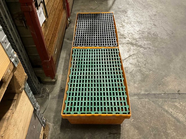 Polyetyleen lekpallet (x2) - afbeelding 3 van  5