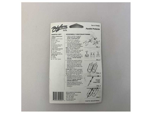 Polyform parallelle fender connector tfr-403 - afbeelding 3 van  4