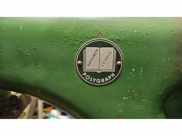 Polygraph / veb falz und heftmachinenwerk - 6514 - polygraph boek bind machine - afbeelding 3 van  14
