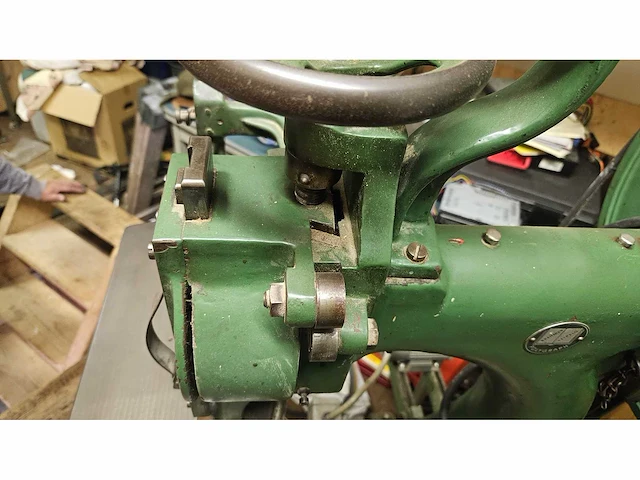 Polygraph / veb falz und heftmachinenwerk - 6514 - polygraph boek bind machine - afbeelding 4 van  14