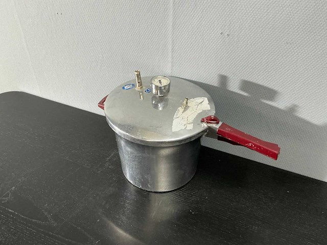 Polymerisator drukpan met manometer - afbeelding 1 van  8