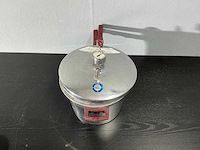 Polymerisator drukpan met manometer - afbeelding 4 van  8