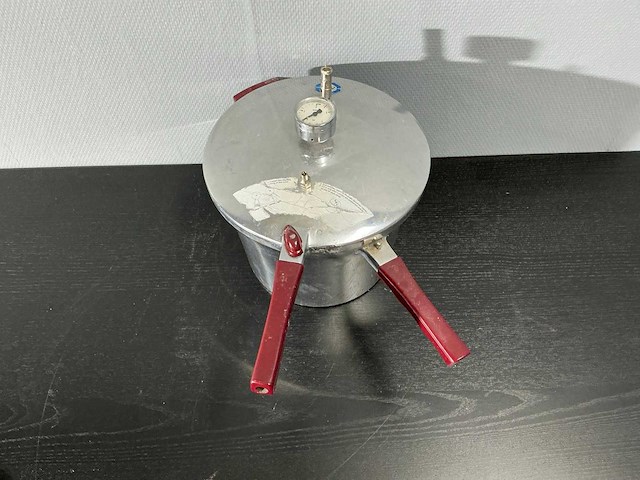 Polymerisator drukpan met manometer - afbeelding 5 van  8