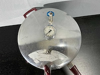 Polymerisator drukpan met manometer - afbeelding 6 van  8