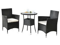 Polyrotan balkonset bayamo 3-delig - afbeelding 6 van  12