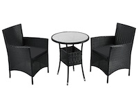 Polyrotan balkonset bayamo 3-delig - afbeelding 1 van  3