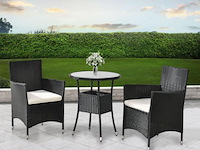 Polyrotan balkonset bayamo 3-delig - afbeelding 5 van  12