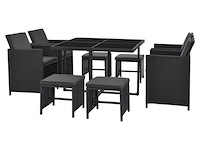 Polyrotan eetset baracoa l - afbeelding 3 van  14